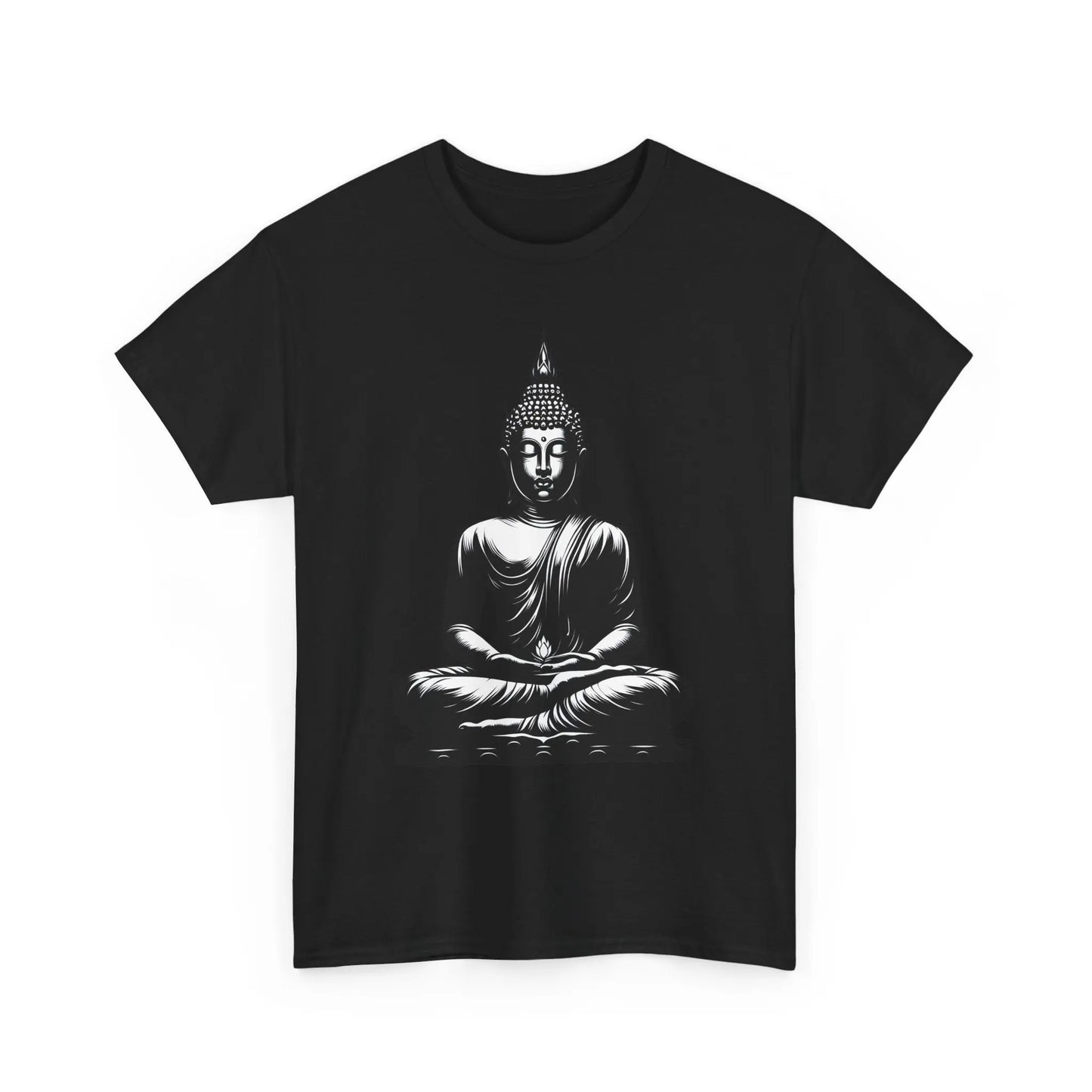 Buddha T-Shirt für Ruhe & Gelassenheit Unisex - Schwarz MFunke Shop