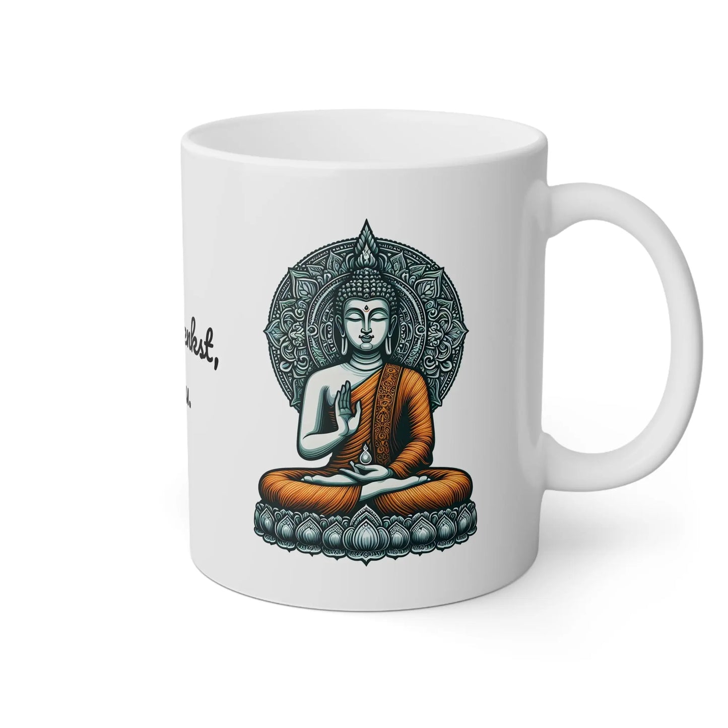 Buddha Tasse – Harmonie & Achtsamkeit mit Buddha-Zitat - MFunke Shop