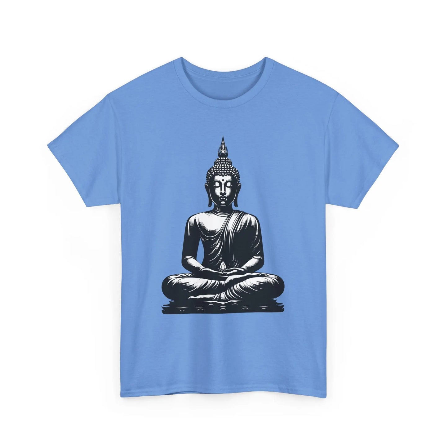 Buddha T-Shirt für Ruhe & Gelassenheit Unisex - Hellblau MFunke Shop
