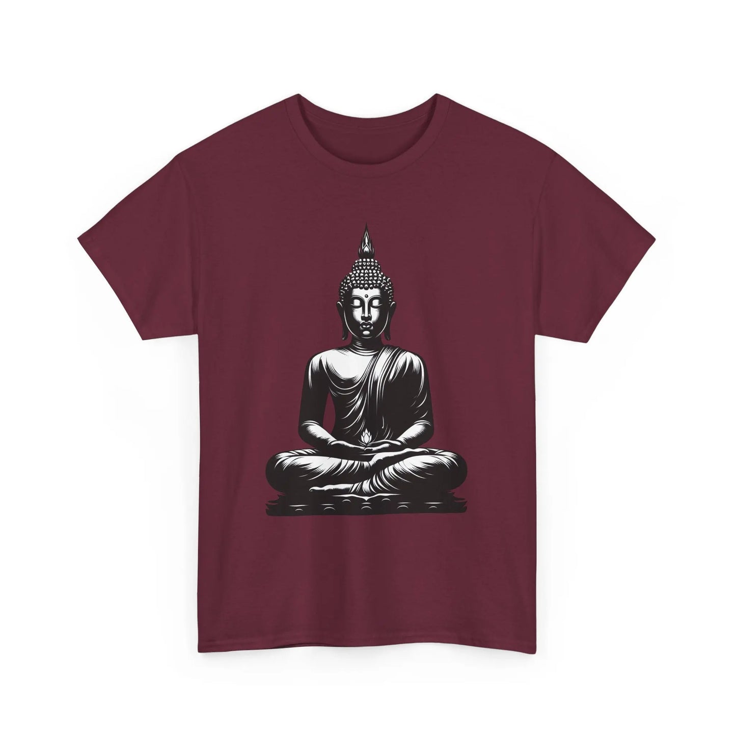 Buddha T-Shirt für Ruhe & Gelassenheit Unisex - Dunkelbraun MFunke Shop