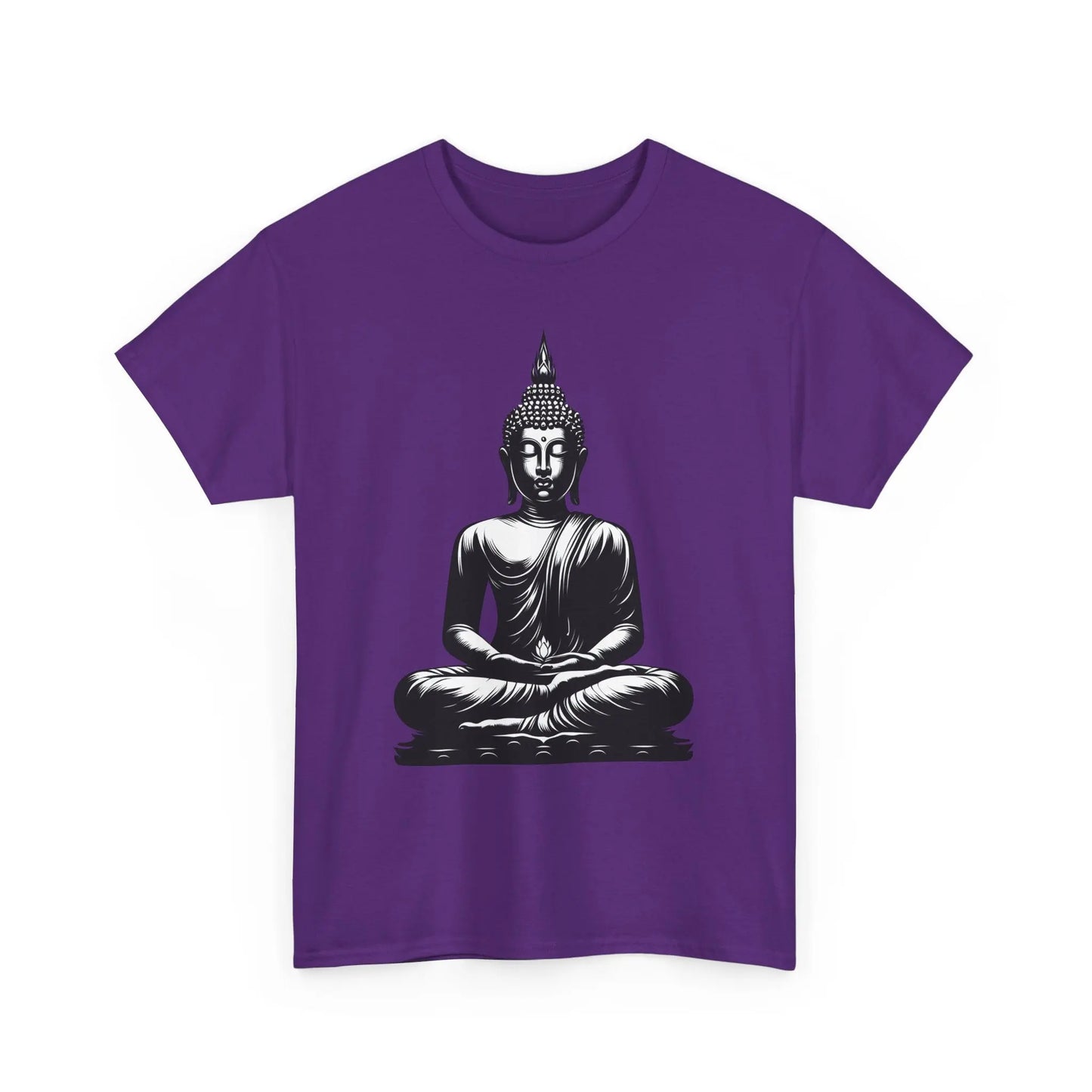 Buddha T-Shirt für Ruhe & Gelassenheit Unisex - Lila MFunke Shop