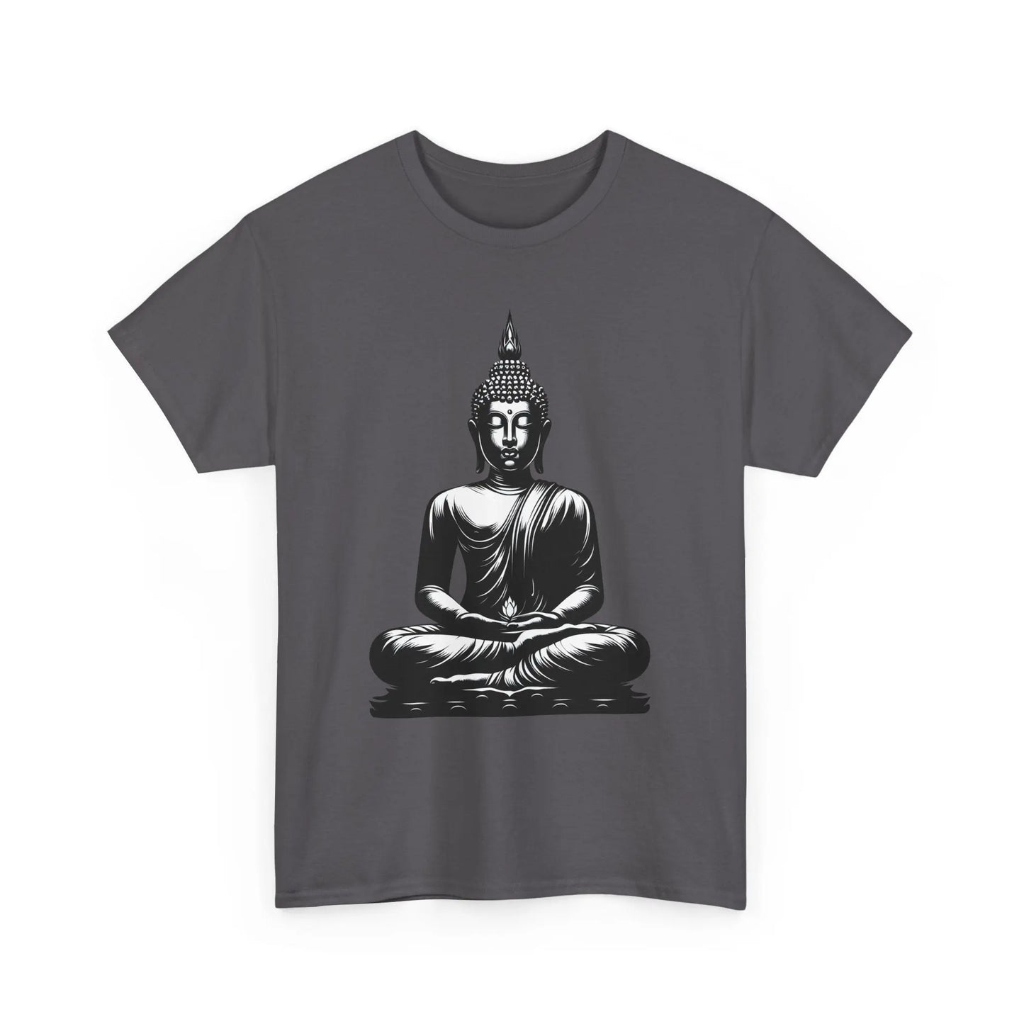 Buddha T-Shirt für Ruhe & Gelassenheit Unisex - Dunkelgrau MFunke Shop