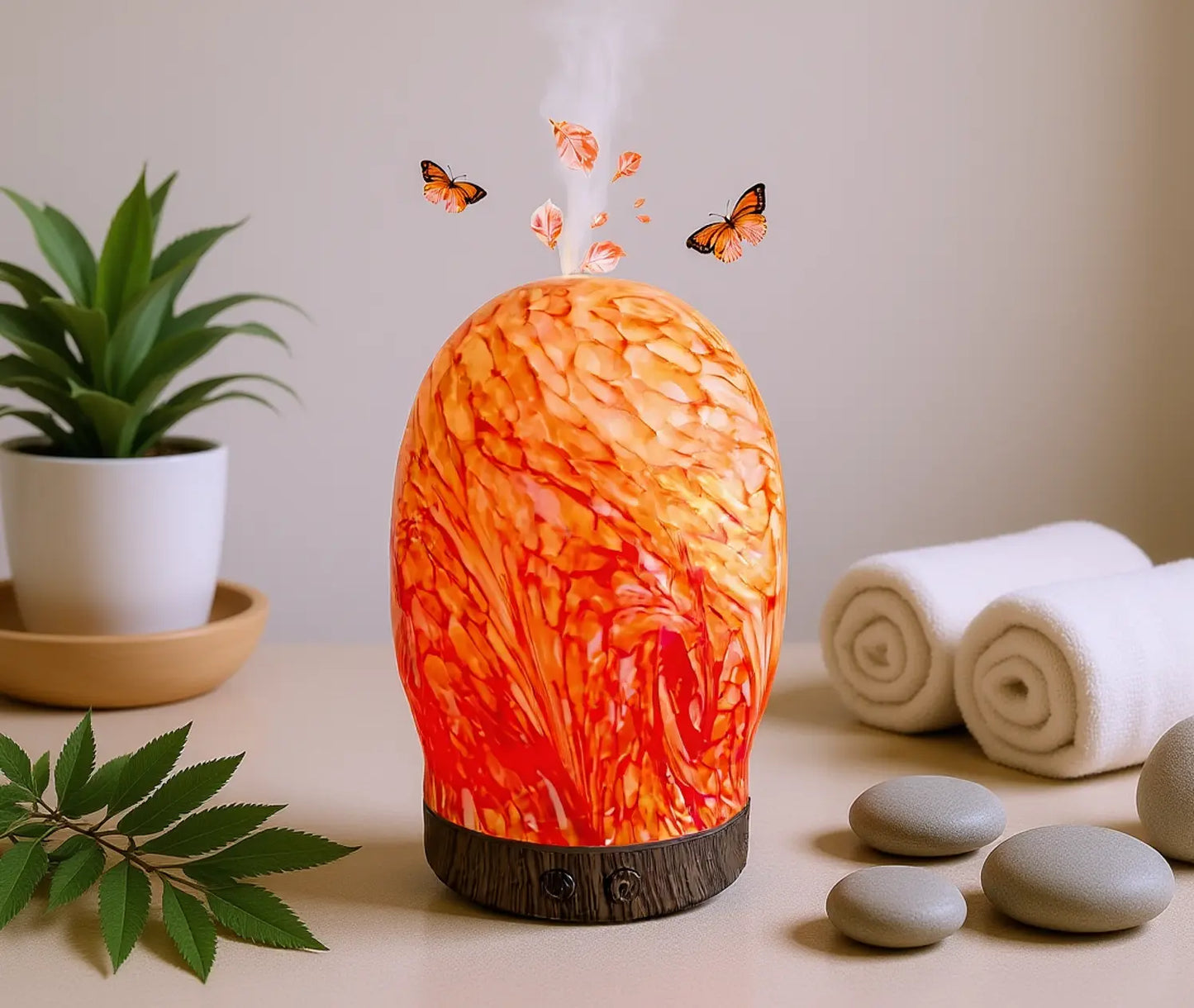 Aroma_Diffuser_Duftlampe_Planet_aus_Glas_MFunke_Lifestylebild LED