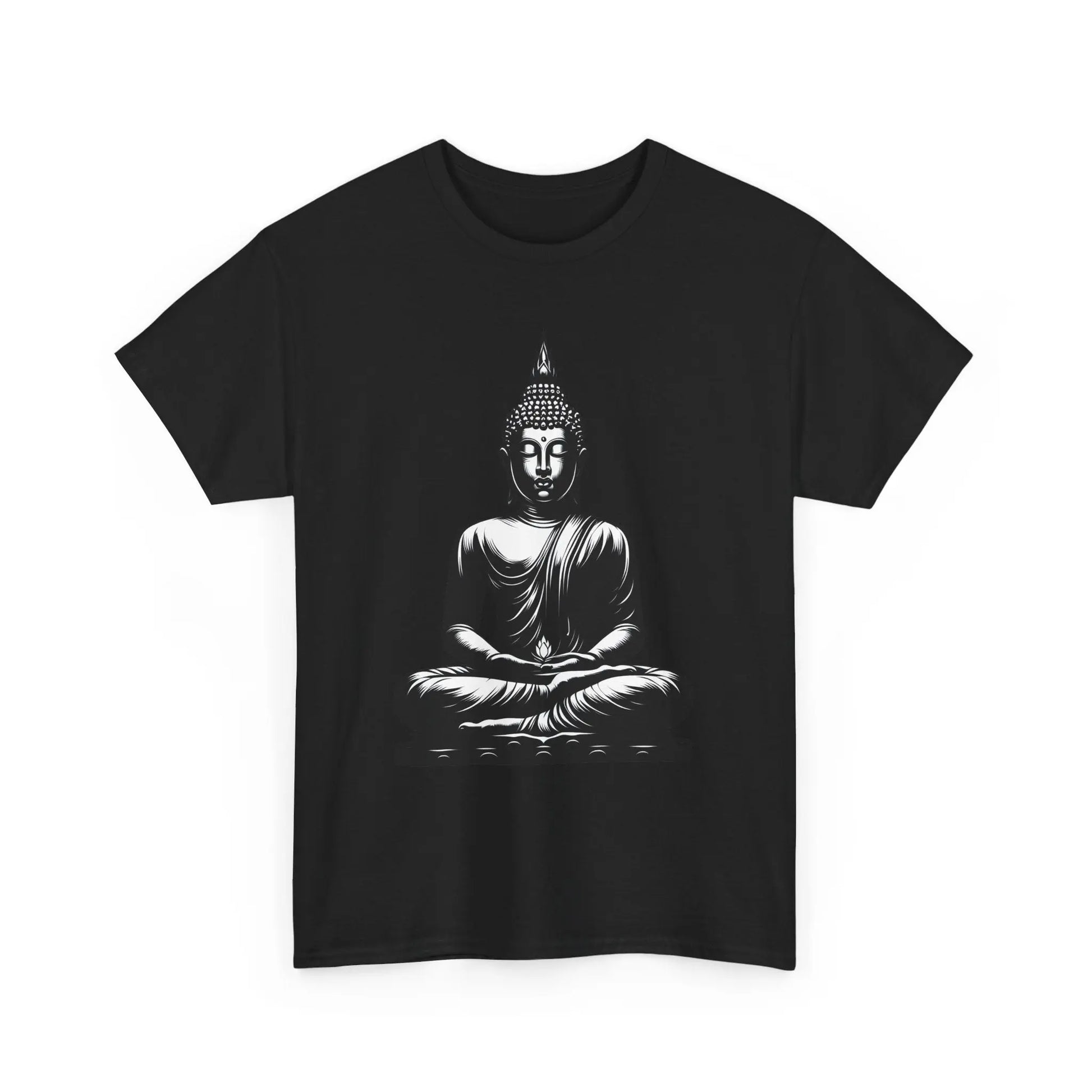 Buddha T-Shirt für Ruhe & Gelassenheit Unisex -  Schwarz MFunke Shop