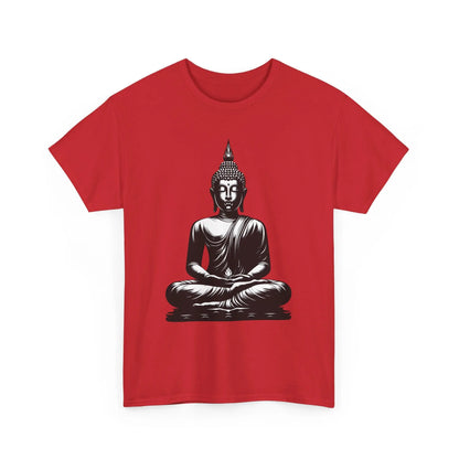 Buddha T-Shirt für Ruhe & Gelassenheit Unisex -  Rot MFunke Shop