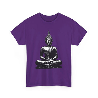 Buddha T-Shirt für Ruhe & Gelassenheit Unisex -  Lila MFunke Shop