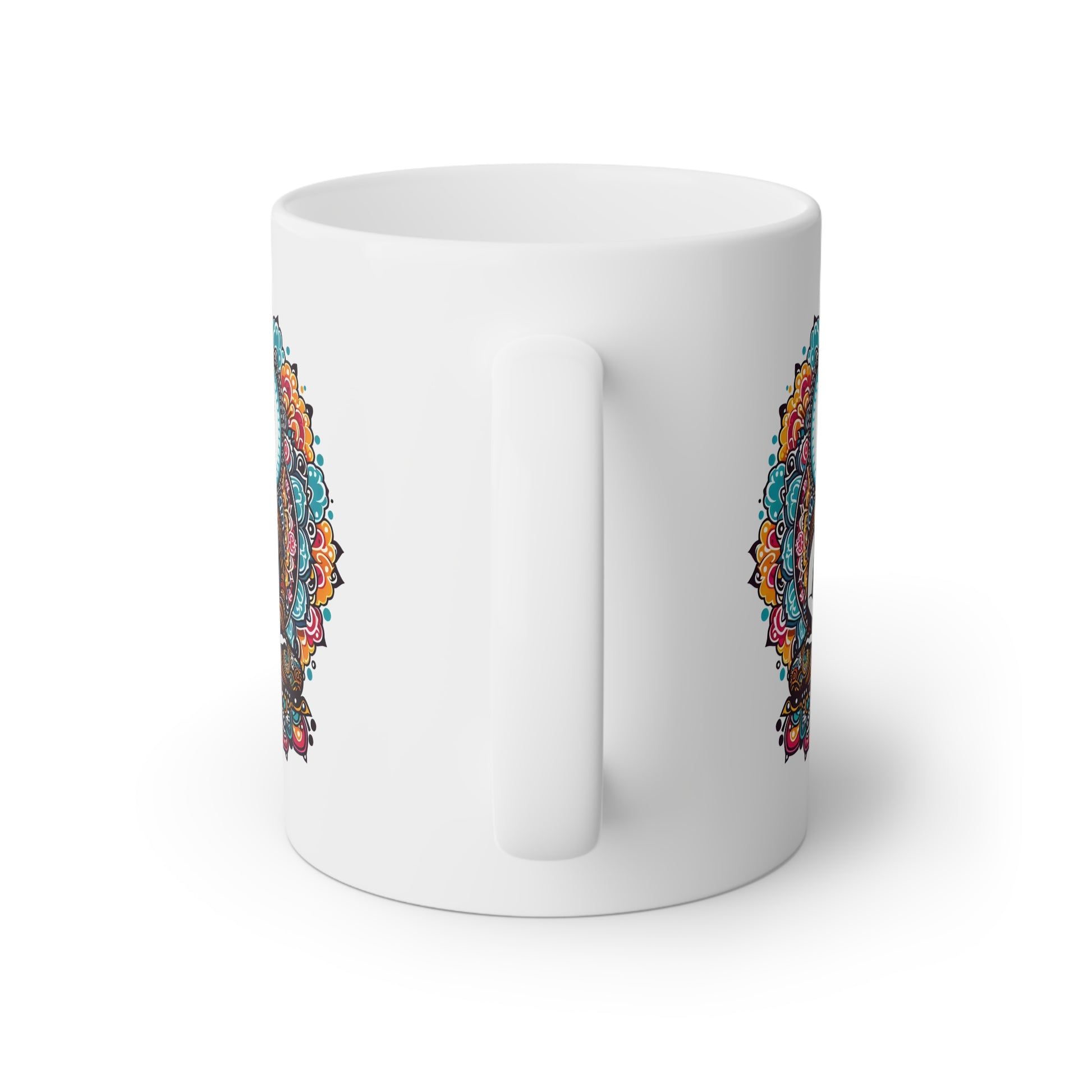 Buddha Tasse - bunte Lotusblumen mit Zitat - MFunke Shop