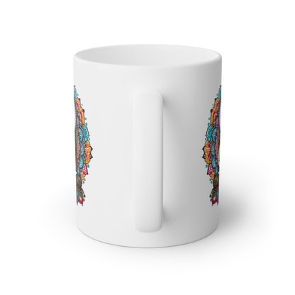 Buddha Tasse - bunte Lotusblumen mit Zitat - MFunke Shop
