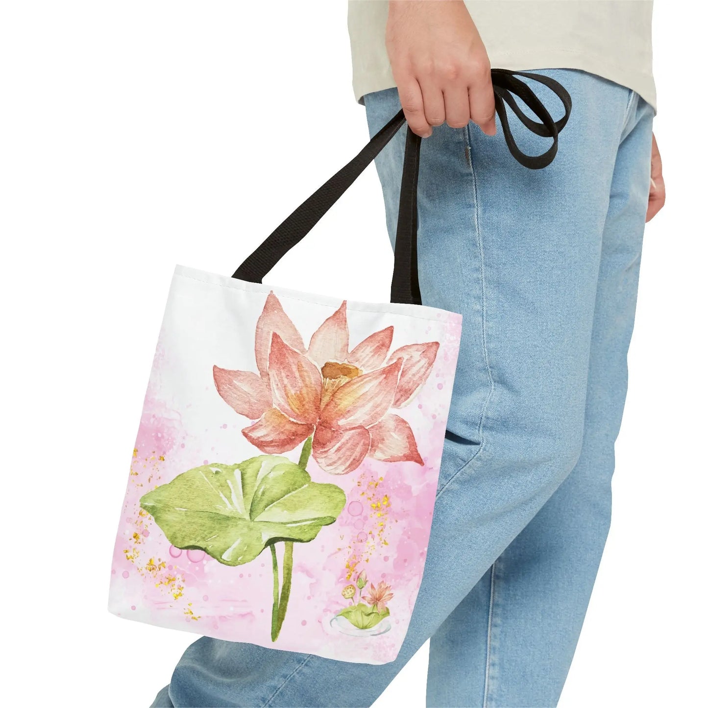 Lotusblume Polyester Tasche MFunke Shop