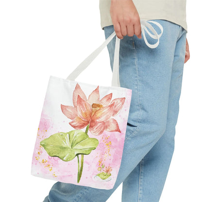 Lotusblume Polyester Tasche MFunke Shop