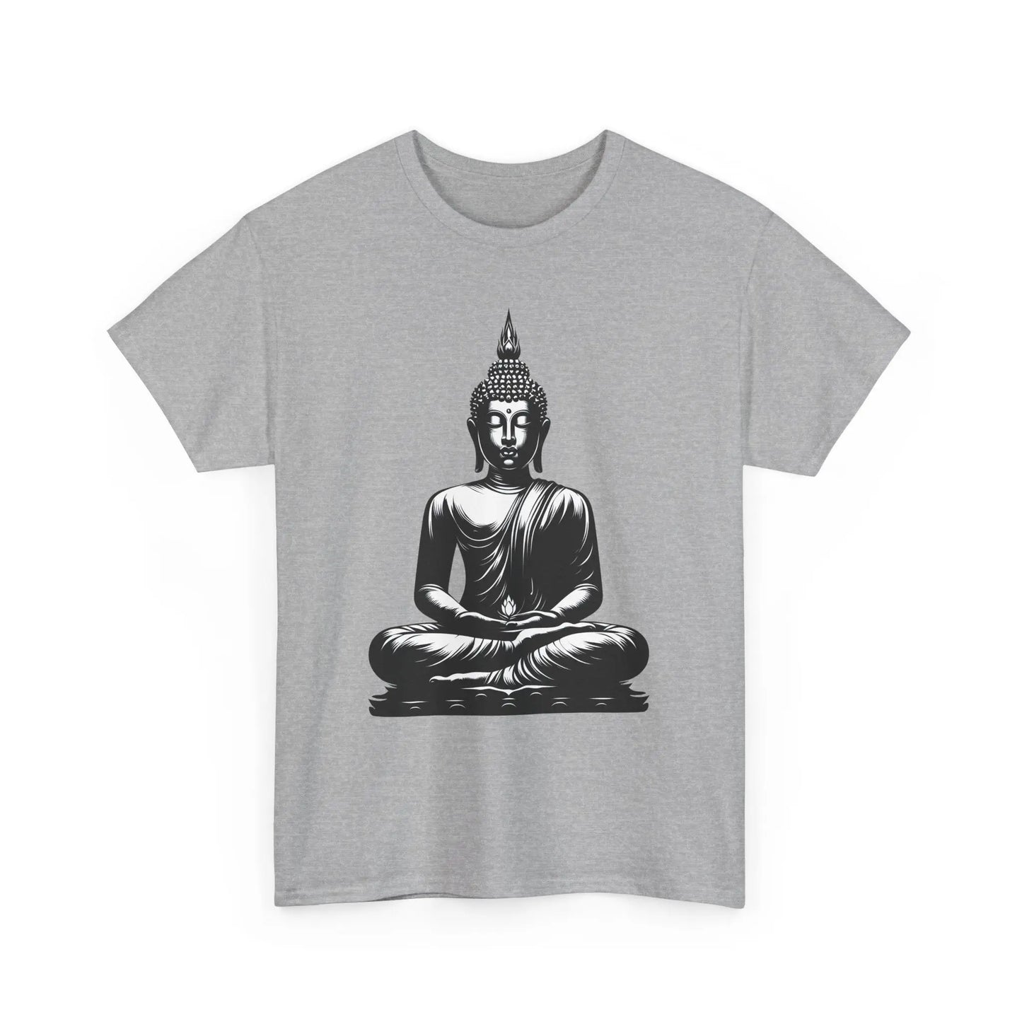 Buddha T-Shirt für Ruhe & Gelassenheit Unisex -  Grau MFunke Shop