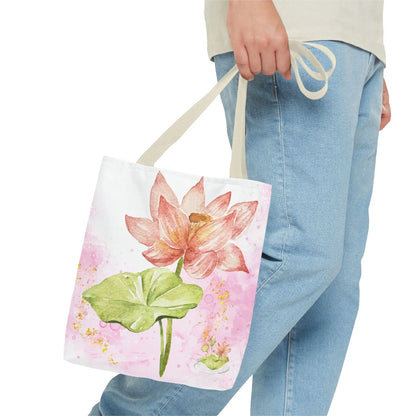 Lotusblume Polyester Tasche MFunke Shop