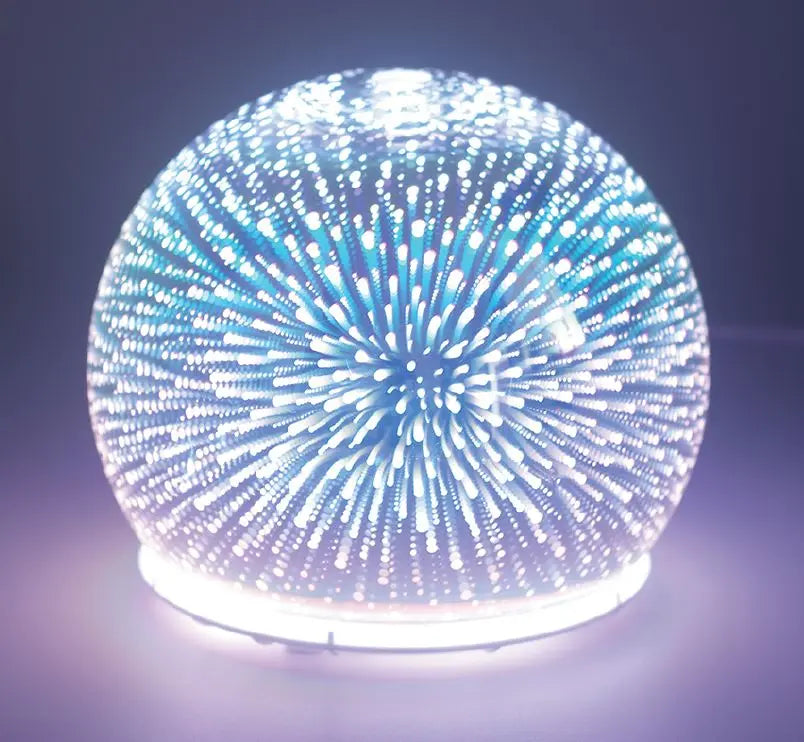 Aroma Diffuser Glaskugel Duftlampe LED Farben MFunke Shop